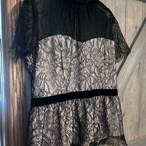 White House Black Market Lace Top